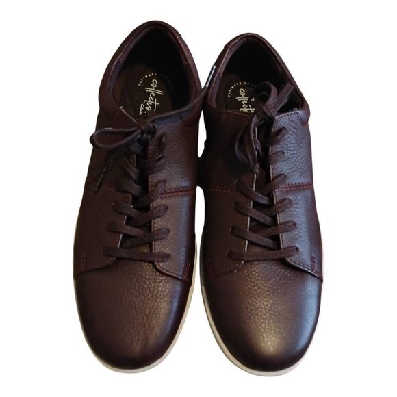 Men\'s Clarks Bradley Vibe Leather Casual Shoes Size 10.5
